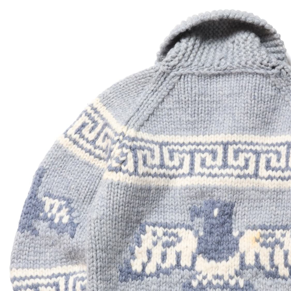 Swan Thunderbird Pattern Wool Cardigan 상품이미지5