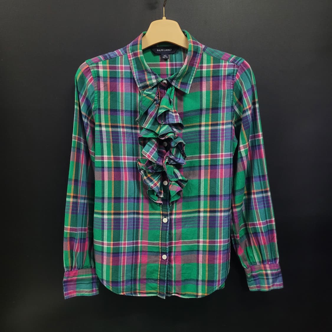 Ralph Lauren 랄프로렌 프릴 체크 셔츠 상품이미지7