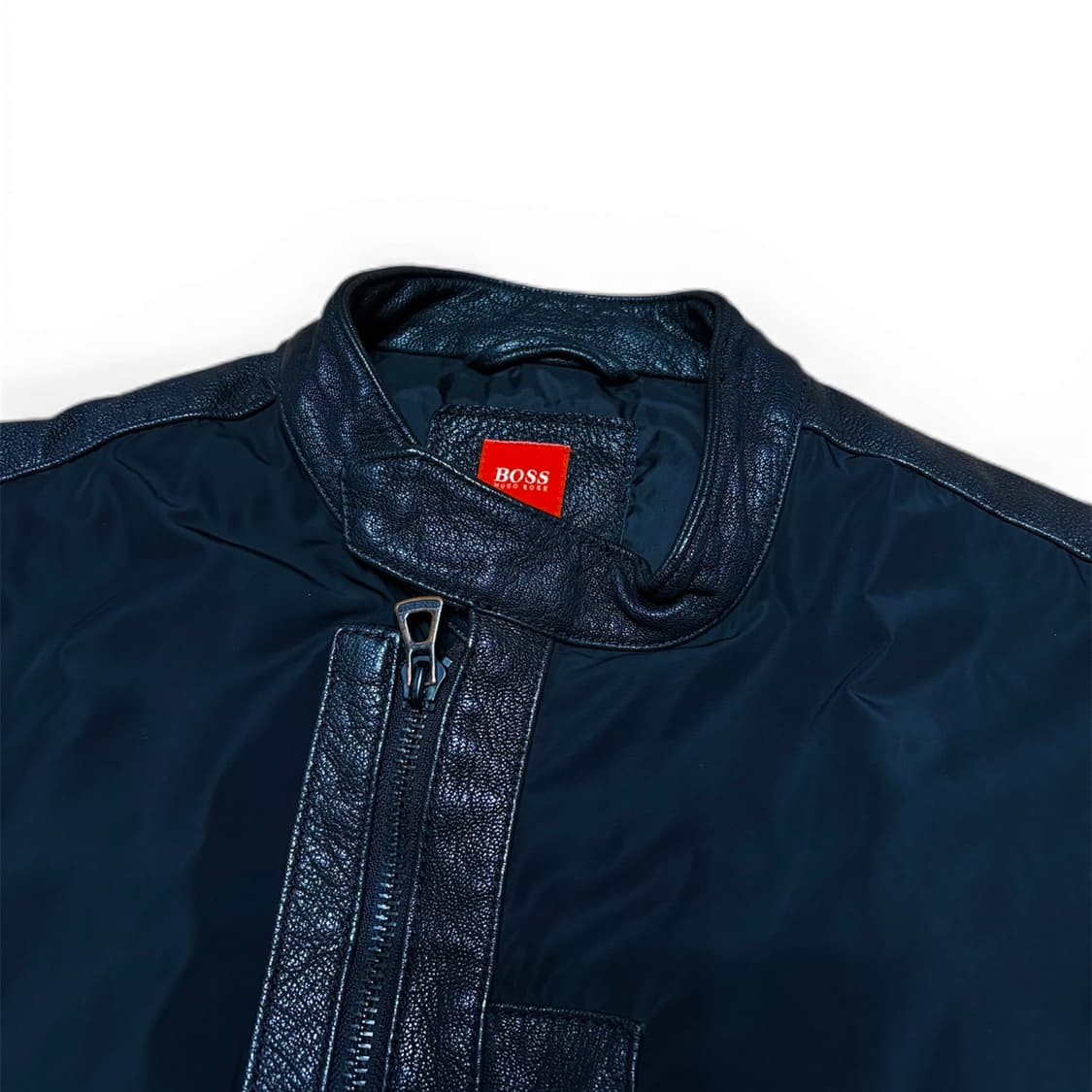 00s 휴고보스 레더패치 봄버자켓 상품이미지6