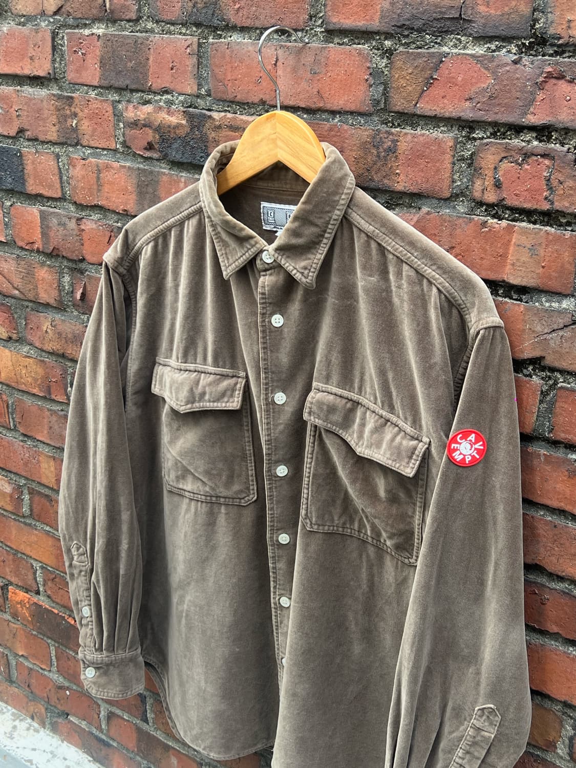 Cav Empt Velvet Shirt 상품이미지2
