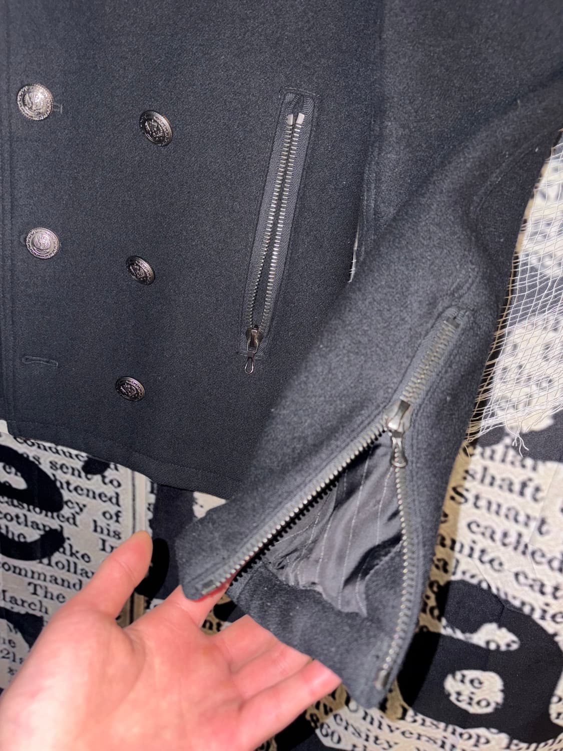 SHELLAC Double-Burtoned Napoleon Jacket 상품이미지8