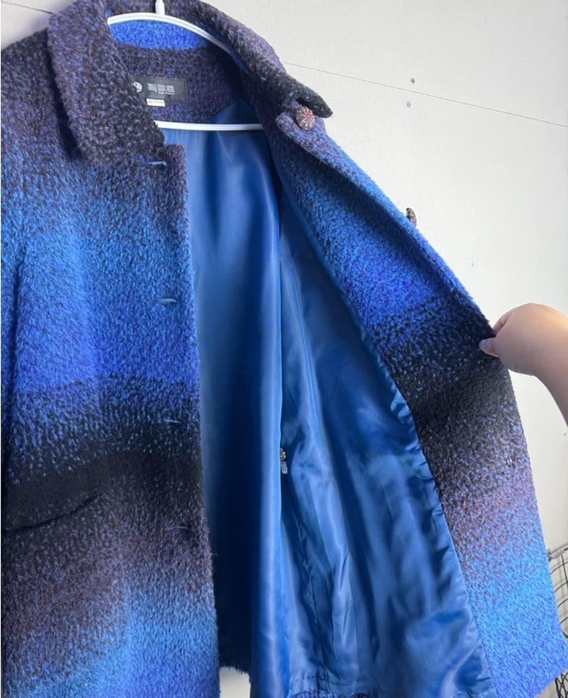 디자이너 리베도HIGH FASHION(정품)최고급 알파카소재 모직코트 ㅈ 상품이미지4