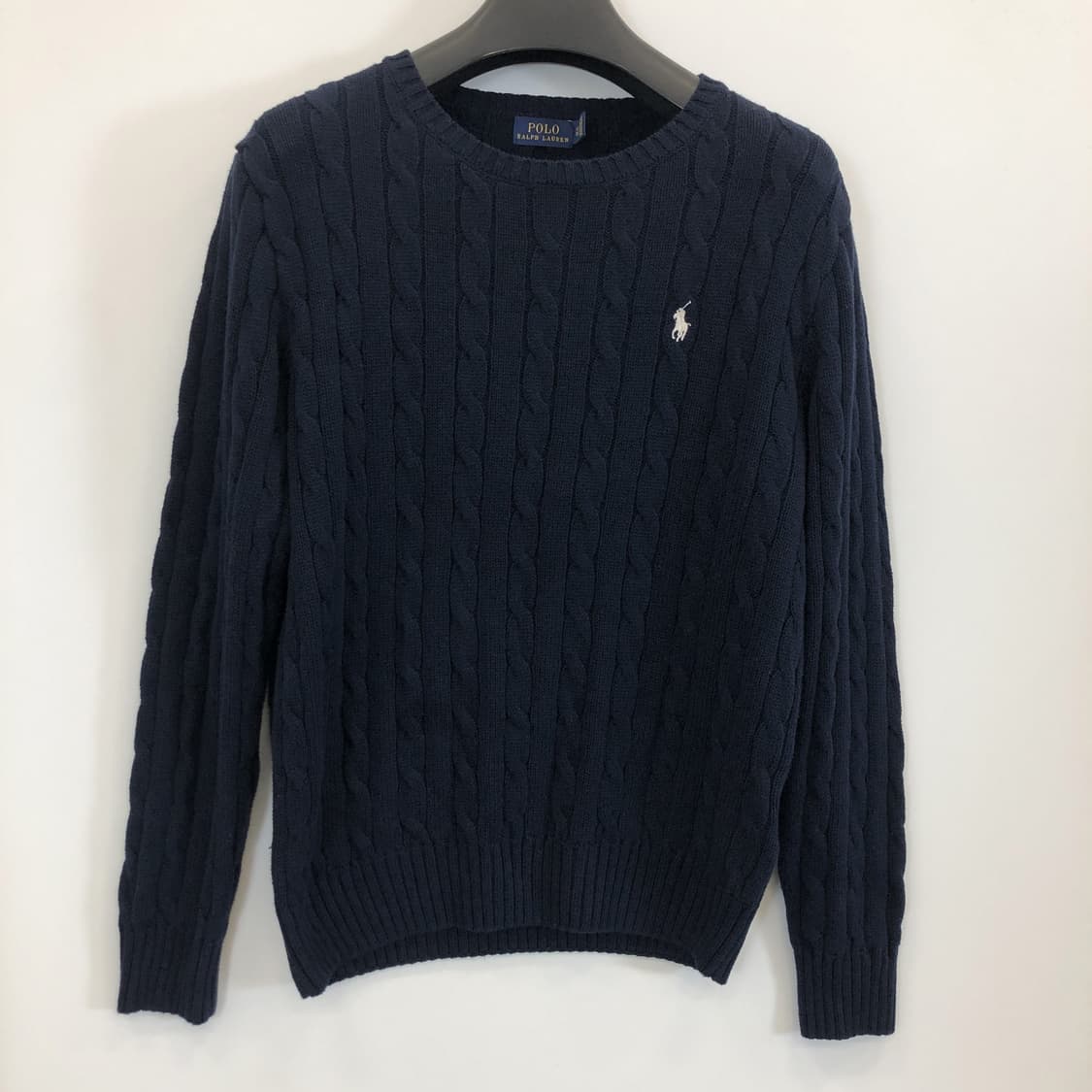 폴로 랄프로렌 화이트포니 상위라인 케이블니트 여 XL  상품이미지1