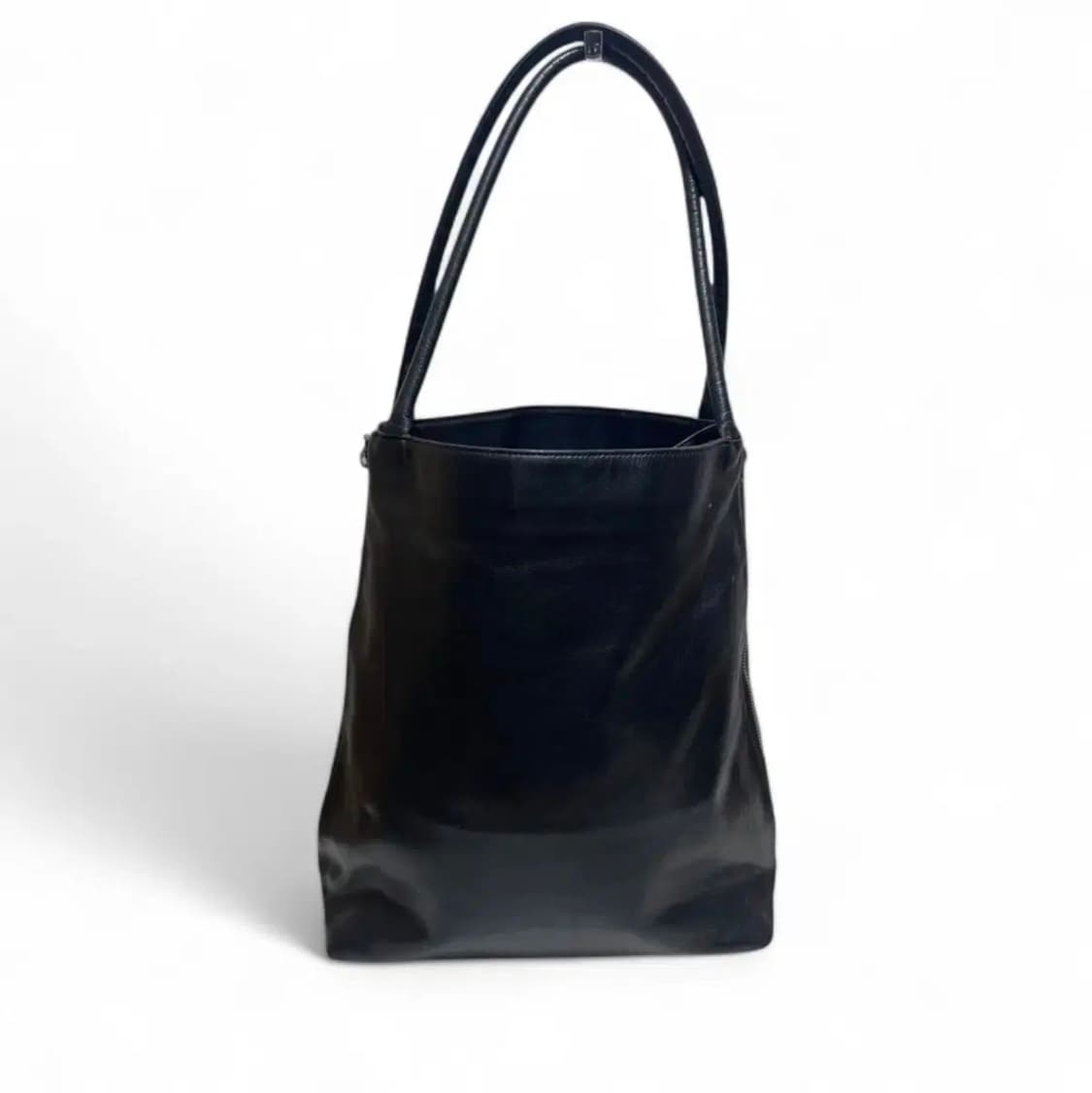 요지 야마모토 느와르 zip 가죽 토트백 상품이미지1