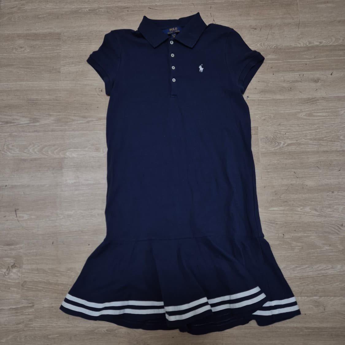 폴로 랄프로렌 스몰포니 반팔 카라 원피스 XL(16) 상품이미지1
