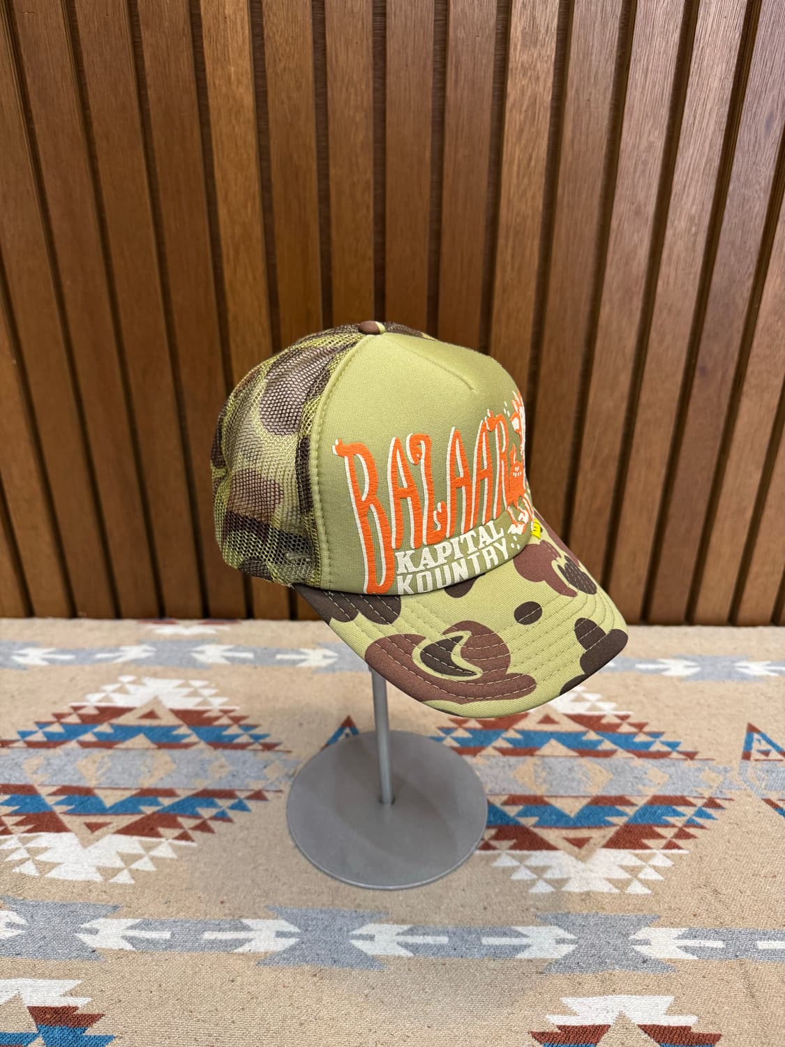 [OS] 캐피탈 BAZAAR 카모 트러커 캡 (오사카한정) 상품이미지4