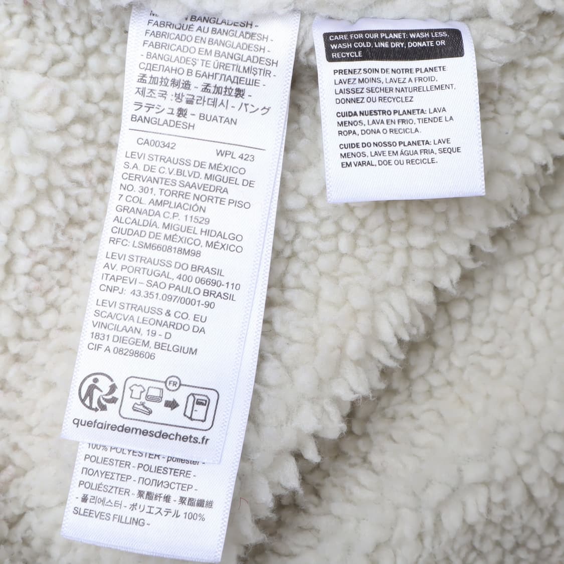 리바이스 쉐르파 레귤러 트러커 데님자켓 상품이미지9