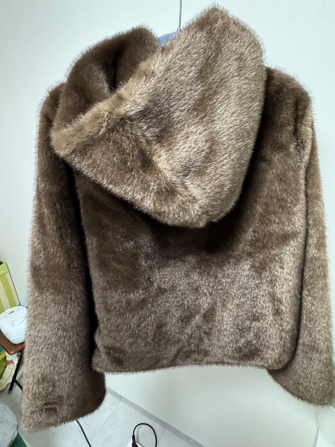 마블링 Mabling faux fur hood jacket 상품이미지5