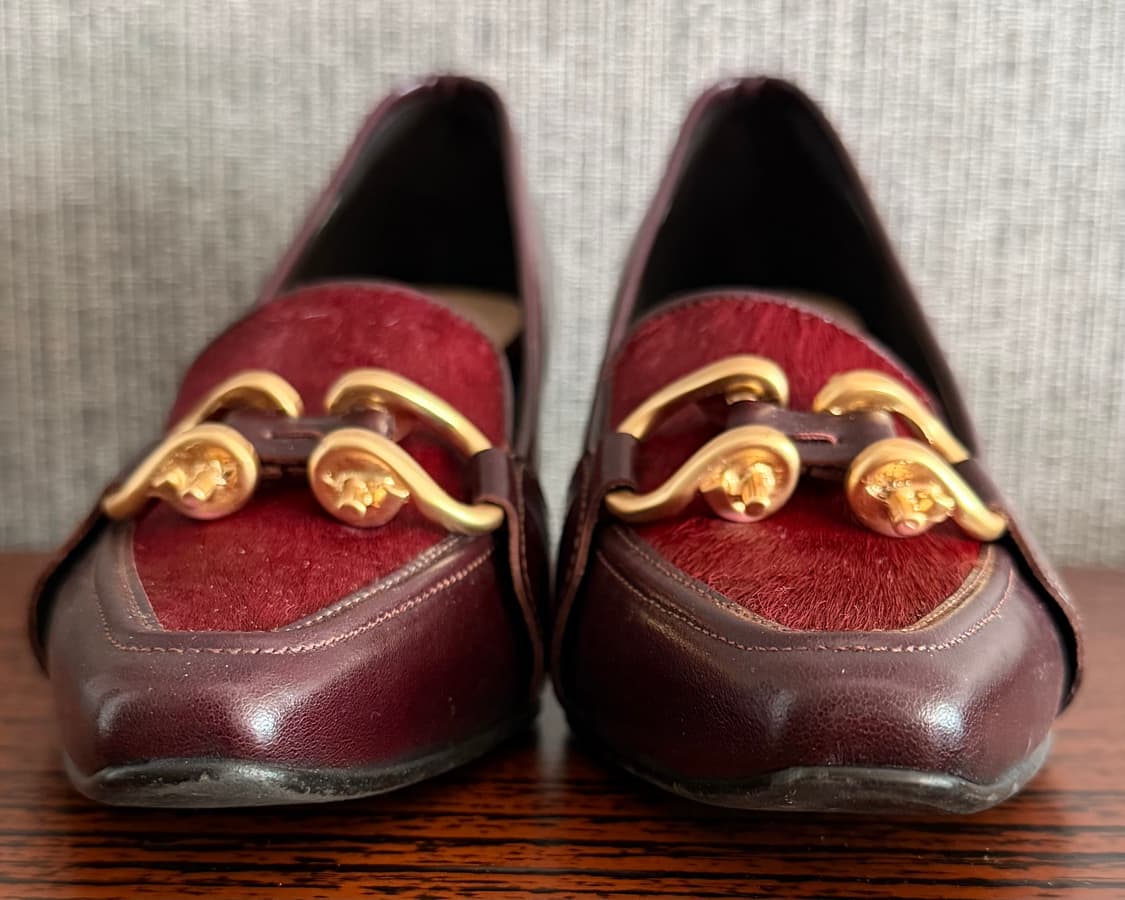 나인웨스트 NINE WEST 펌프스 가죽 구두 송치 미드힐 로퍼 235 상품이미지2