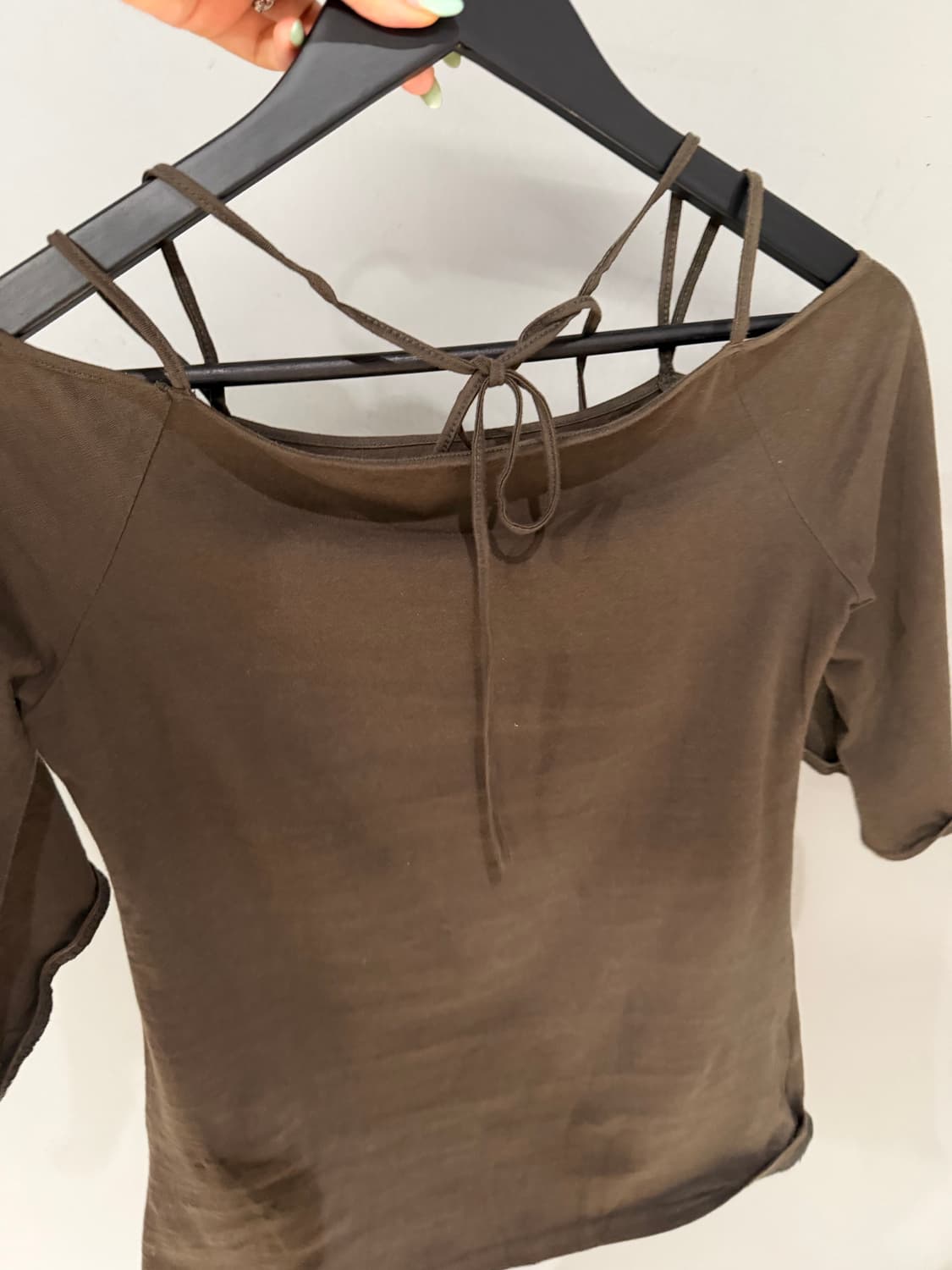 printing detail halter&off shoulder top 상품이미지10