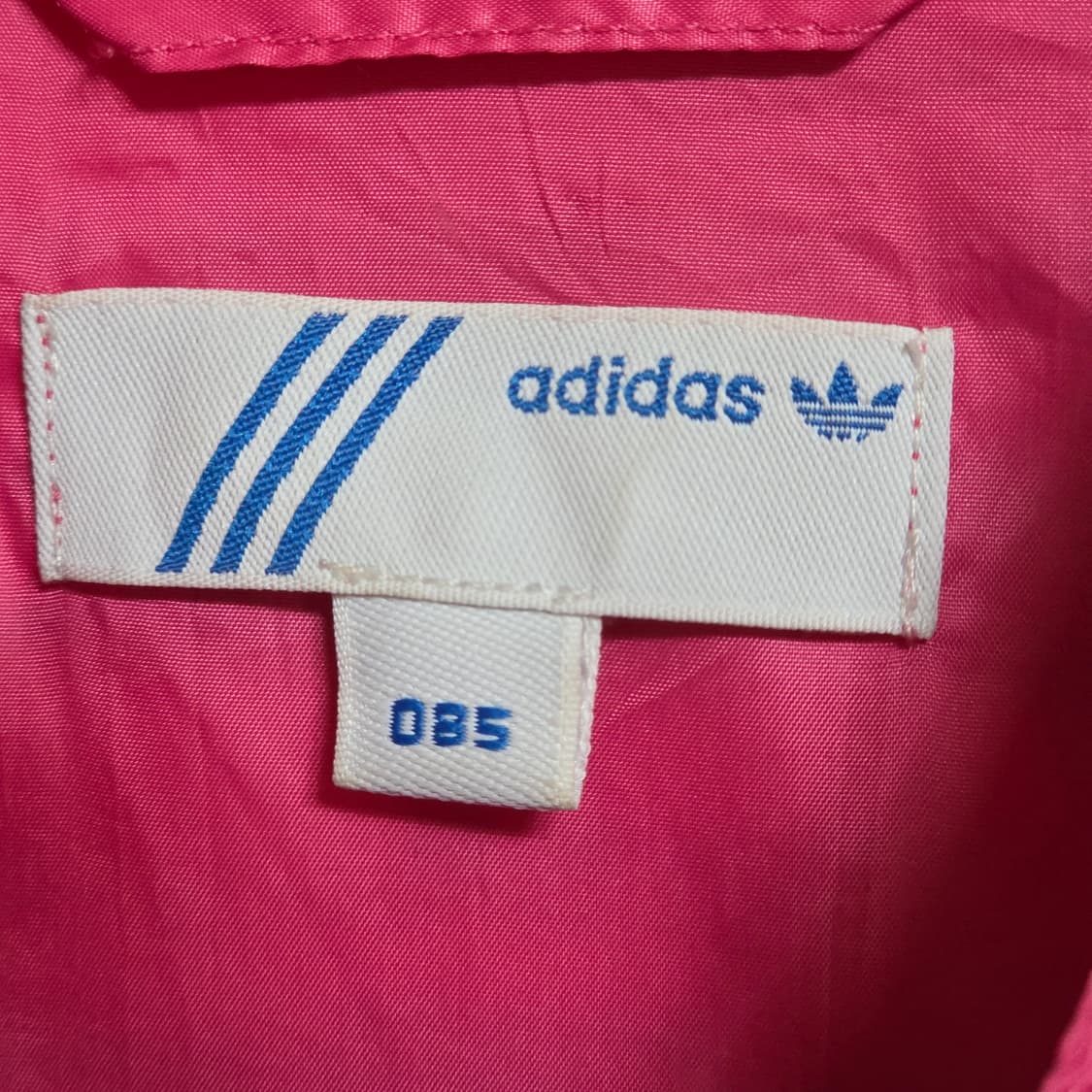 아디다스 핑크 삼선 바람막이 자켓 상품이미지8