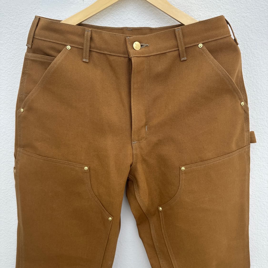 [미국산]2025년식 칼하트 B01-M BRN 더블니 워크 팬츠 상품이미지4