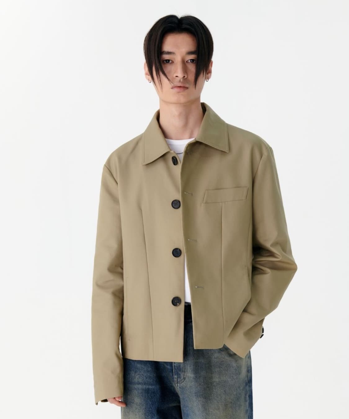 마틴플랜 마틴 플랜 크롭 미니컬 자켓 베이지 M 상품이미지1