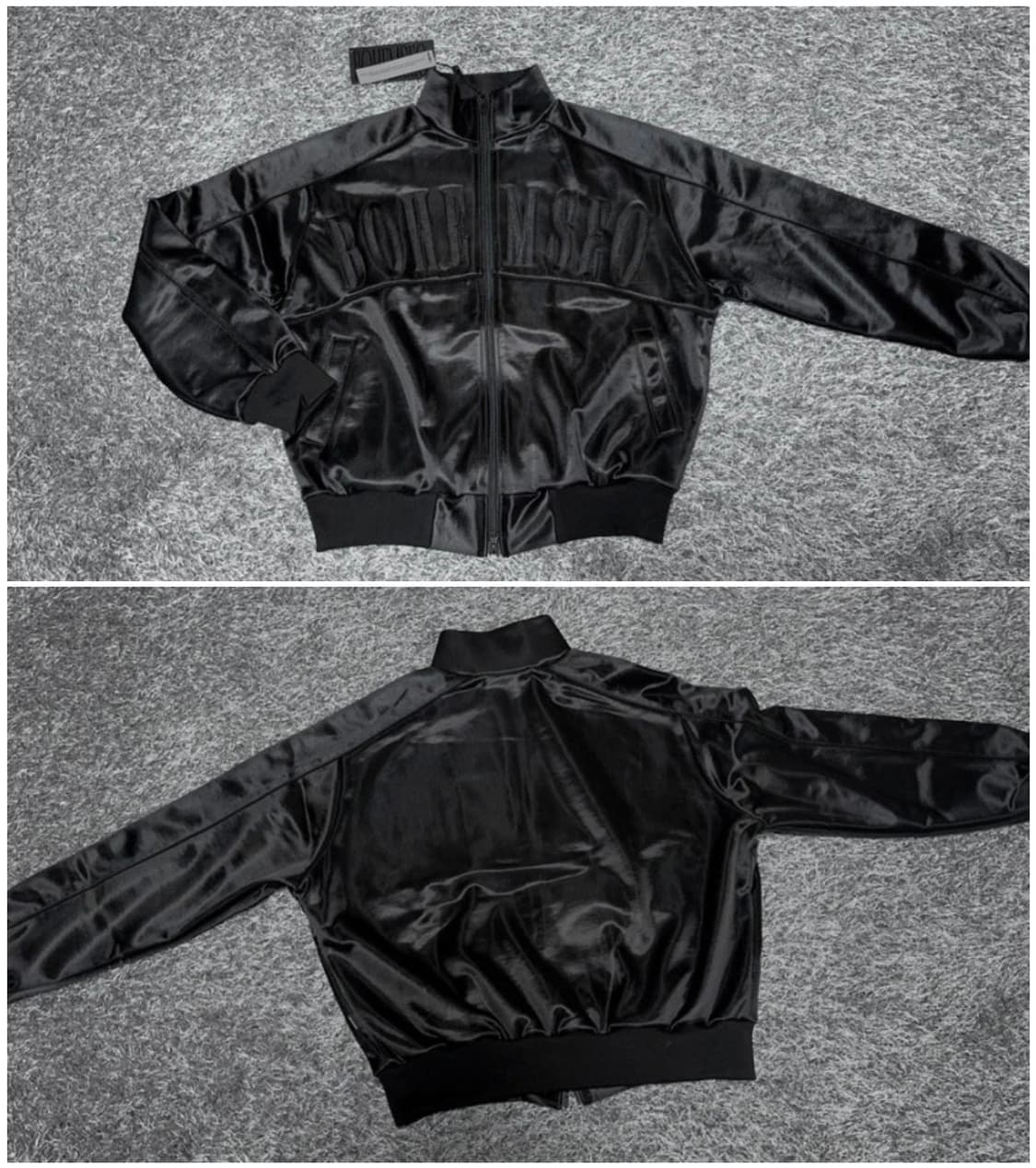 보헤미안서울 글로시 저지 로고 자켓 상품이미지5