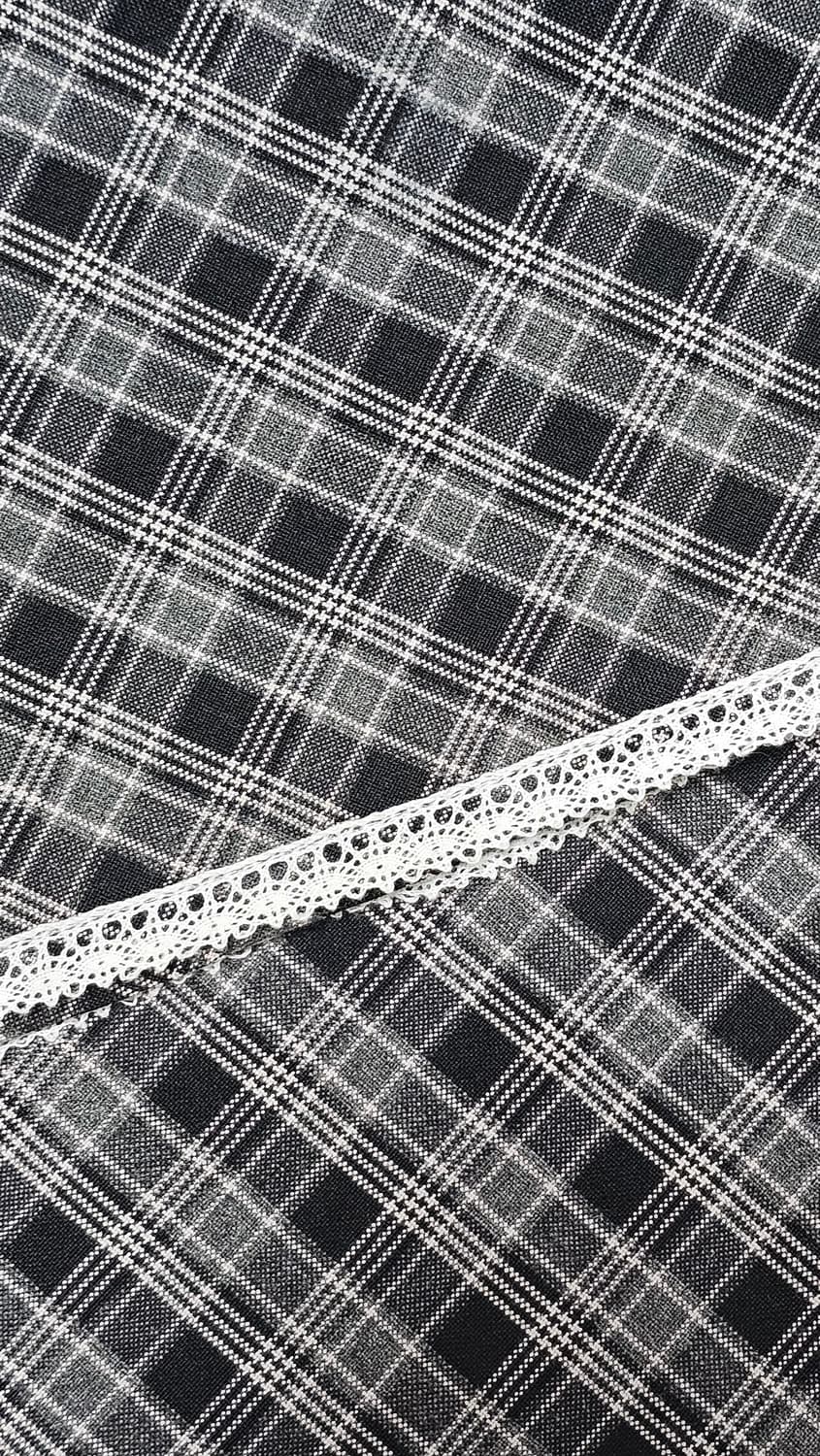 체크 롱 스커트 상품이미지2