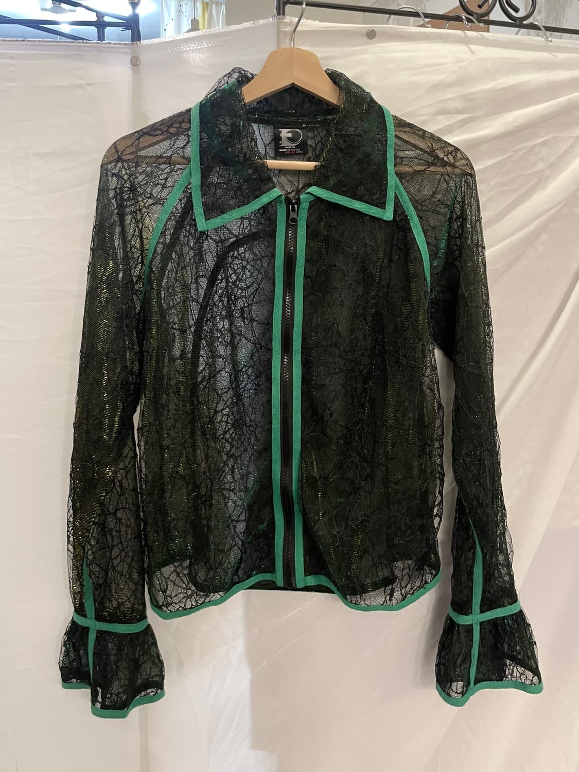 메쉬 레이스 블랙 자켓 m 상품이미지1