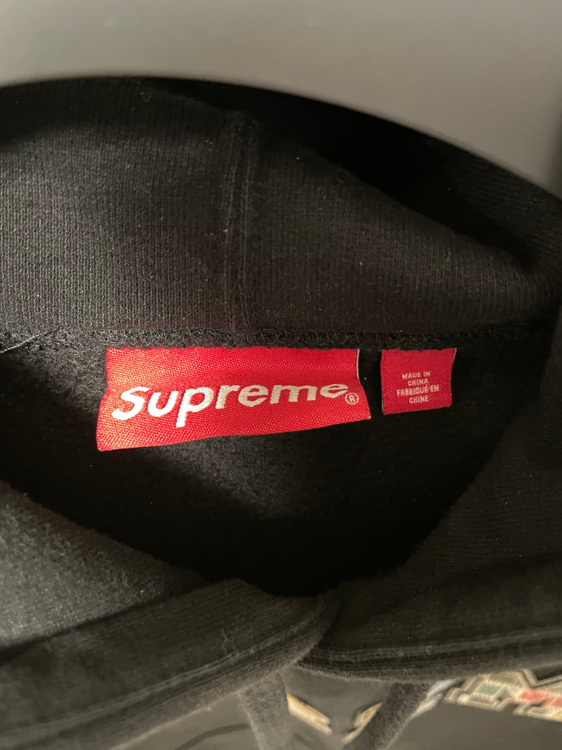 [L] 슈프림 컬리지에이트 패치워크 레더 후드 상품이미지3