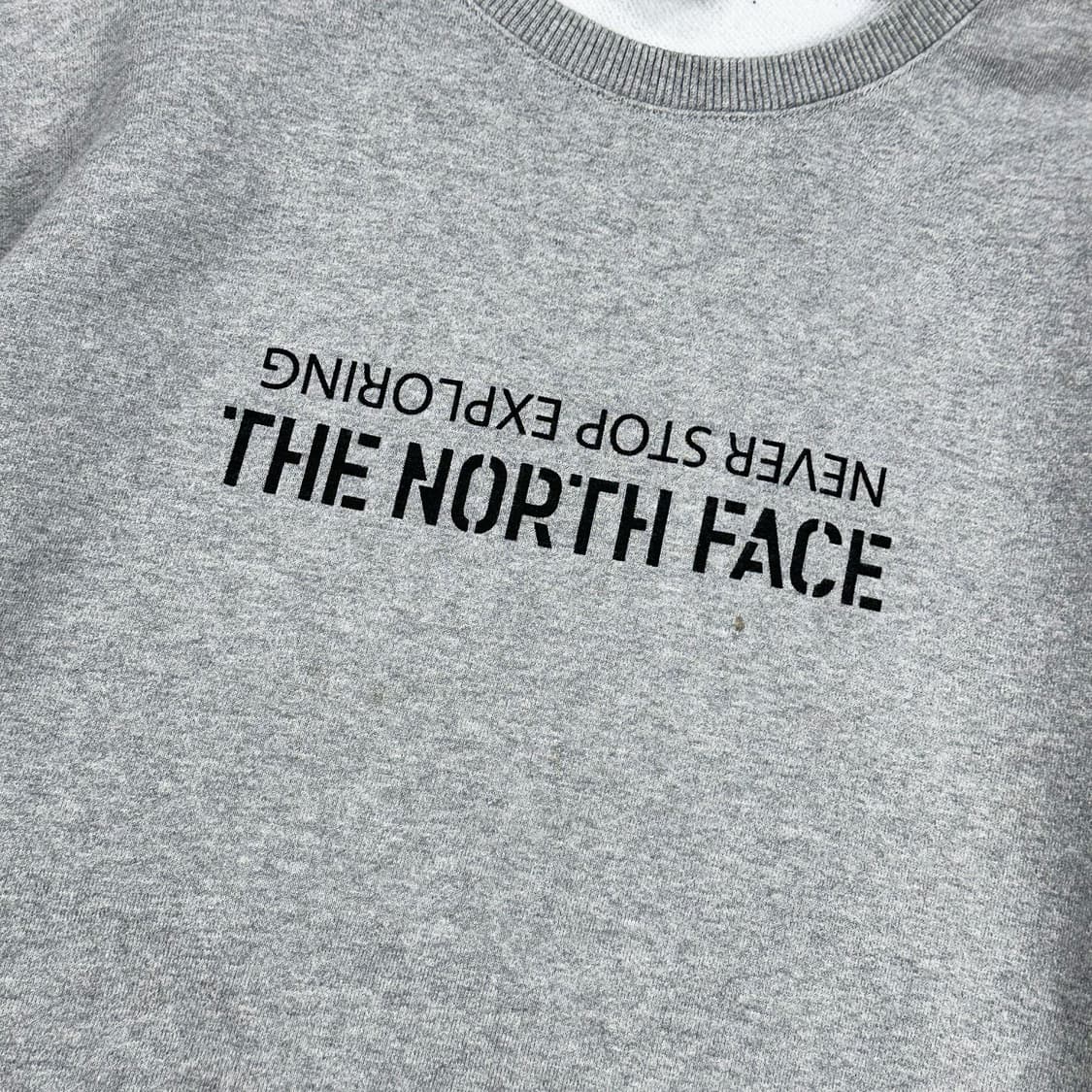 노스페이스 마운틴 이니셜 그레이 맨투맨 (XL) 상품이미지3