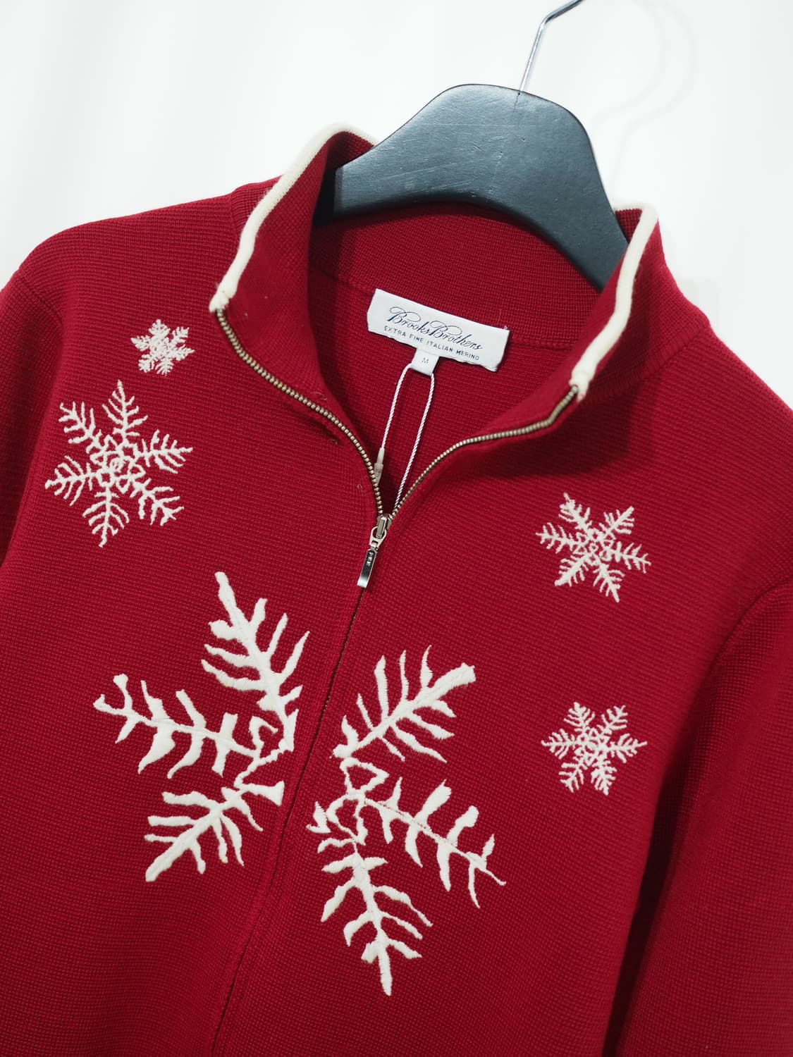 Brooks Brothers embroidery knit zip up  상품이미지2