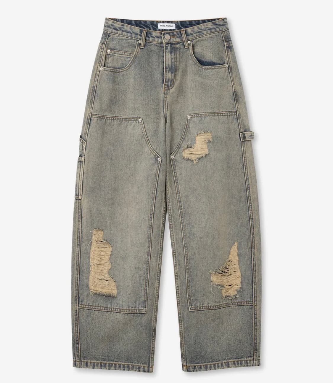 데미지 카펜터 팬츠 [샌드 블루] 상품이미지1