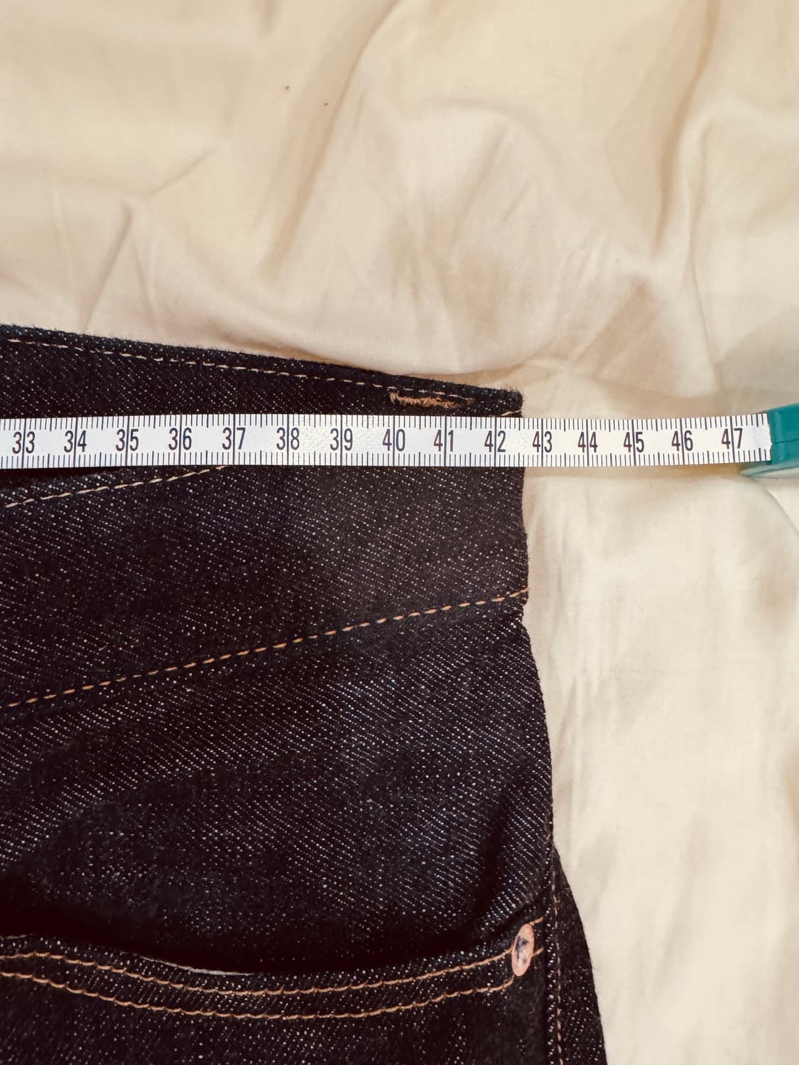 클래식 15.7oz #300 슬림 인디고 33사이즈 새상품 상품이미지5