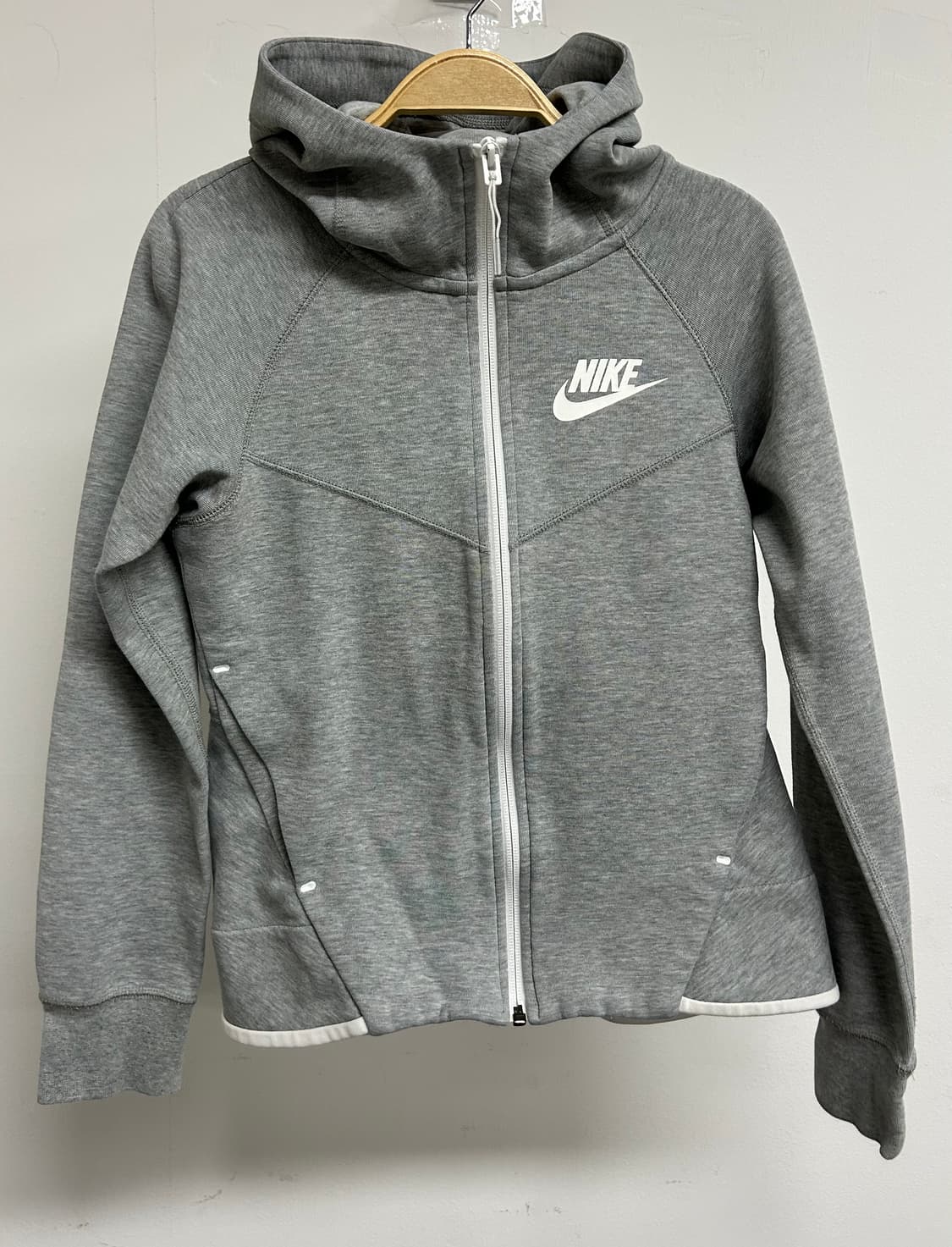 나이키 테크 플리스 후드집업 S 회색 상품이미지1