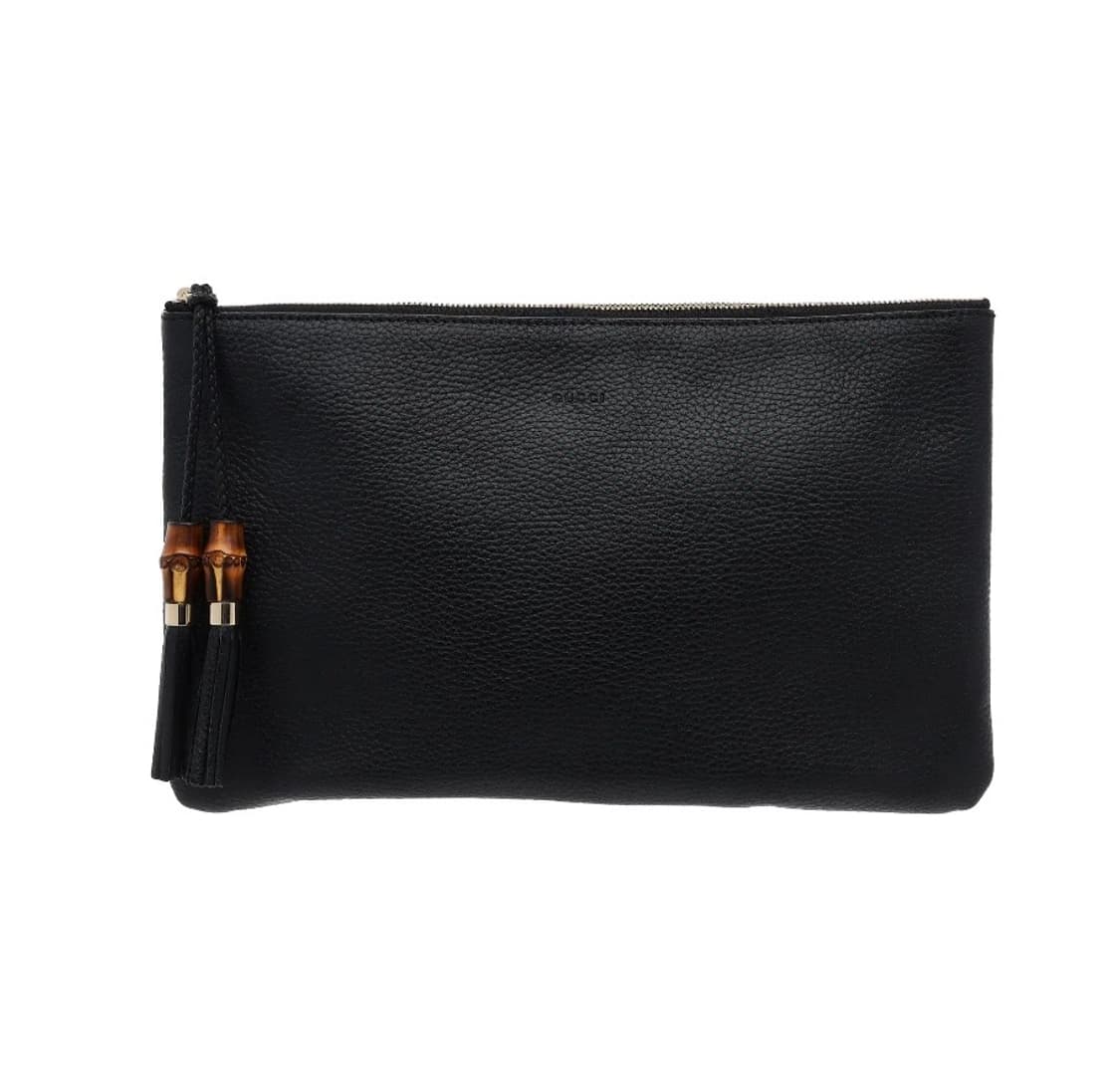 구찌 뱀부 태슬 클러치백 블랙 A 상품이미지2