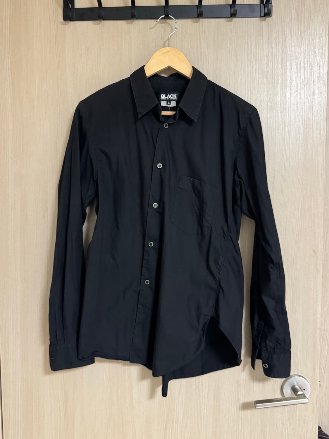 comme des garcons black 비대칭 셔츠 상품이미지2