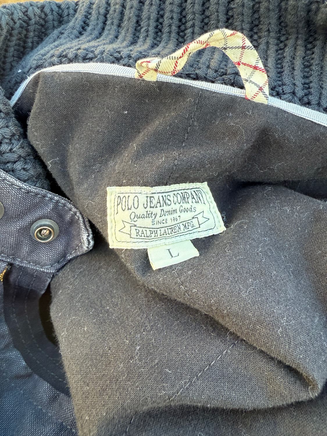 Polo Jeans Company 라이더 봄버 디트로이트 워커 자켓 L 상품이미지10