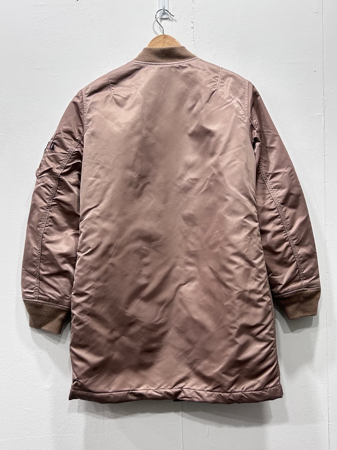 알파인더스트리 ma-1 롱 항공점퍼 봄버 S 상품이미지4