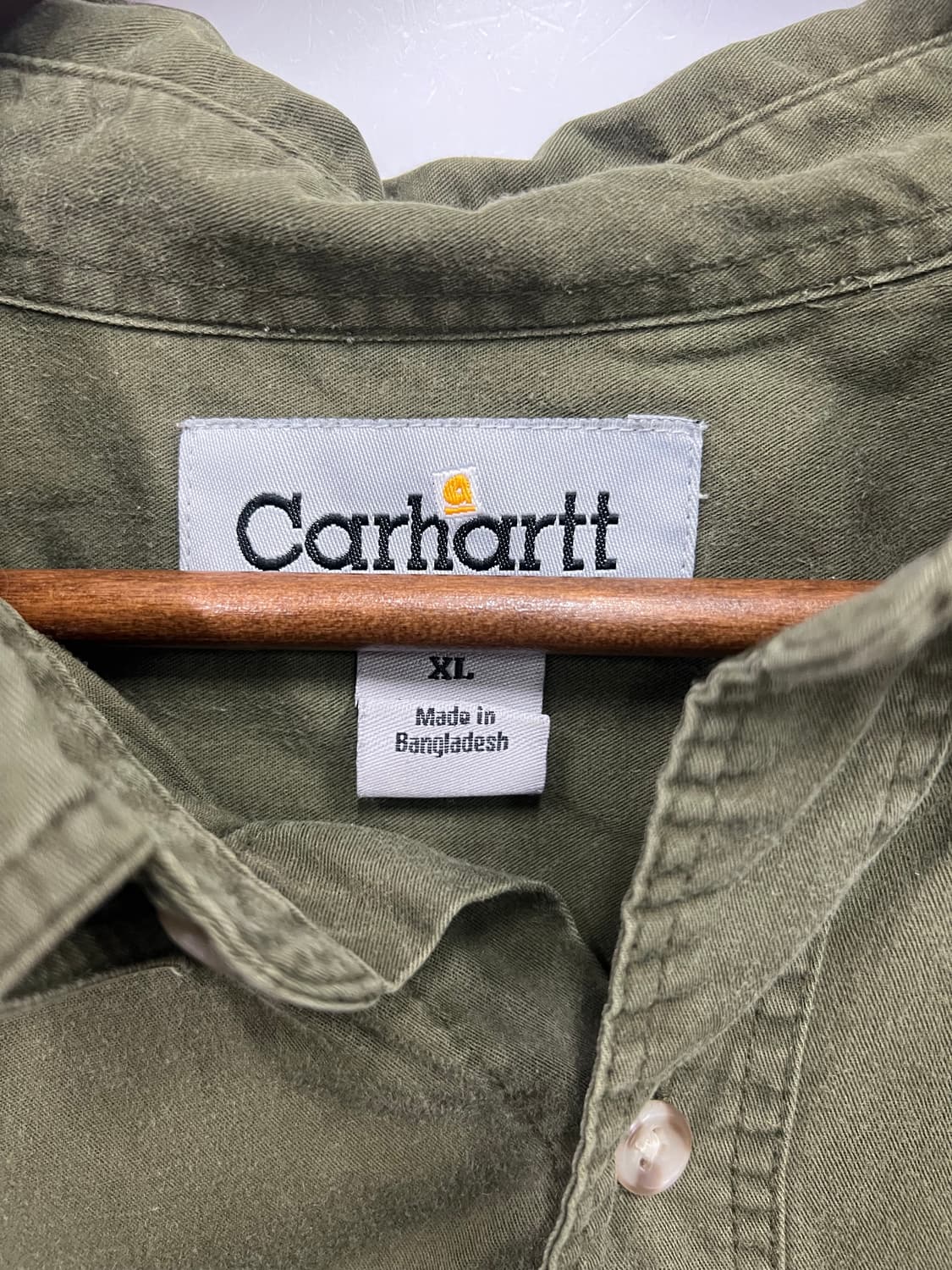 칼하트 카키 셔츠 상품이미지2