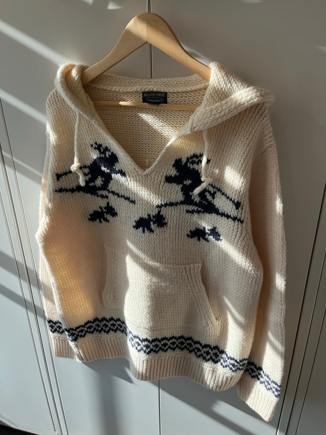 (Rare) Polo jeans company 스키 후드 울니트 상품이미지3