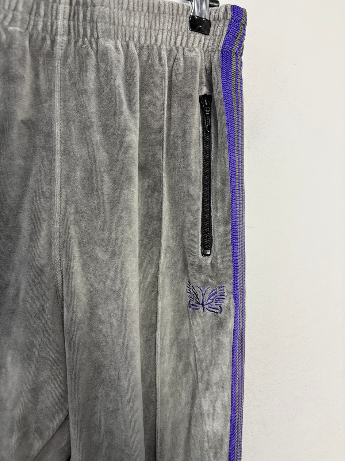 니들스 내로우 트랙팬츠 벨루어 헤더 그레이 A3725 상품이미지3