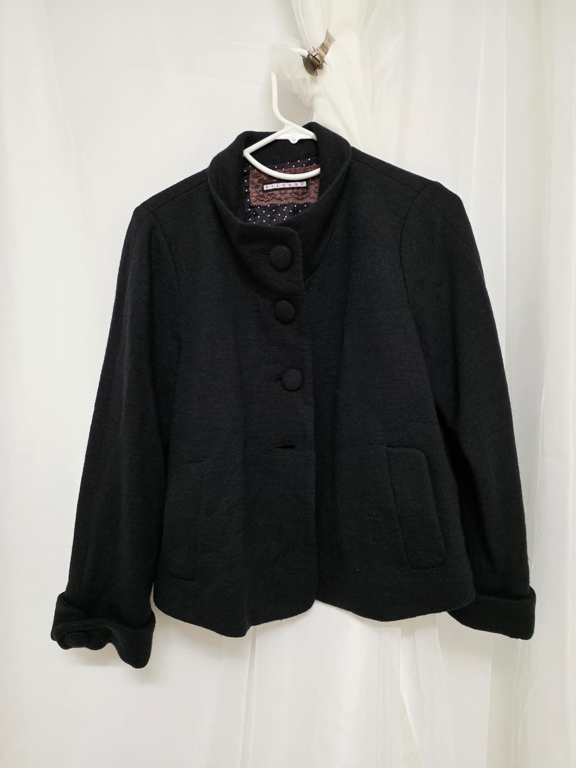 모리걸자켓 레트로 모리자켓 검정자켓 숏자켓 상품이미지1