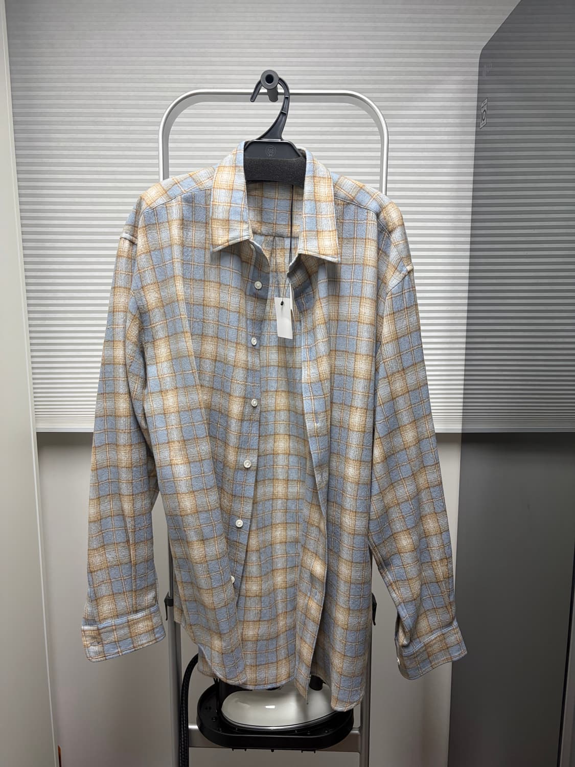 오라리 AURALEE 에어리 울 체크셔츠 5 상품이미지1