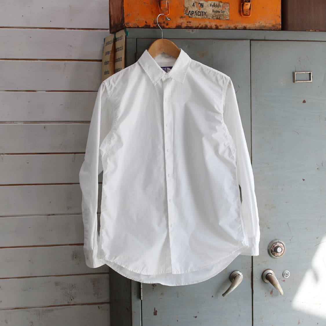 (착용컷) 노스페이스 퍼플라벨 nanamica 셔츠 (남성용 95-98) 상품이미지2