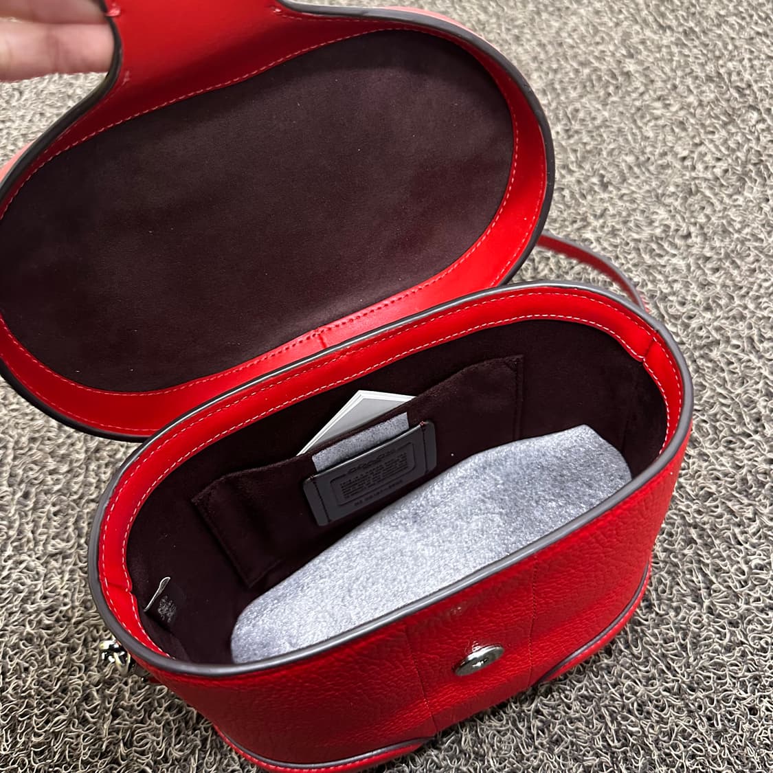 [새상품] COACH 코치 조지 젬 여성 크로스백 숄더백 레드 상품이미지5