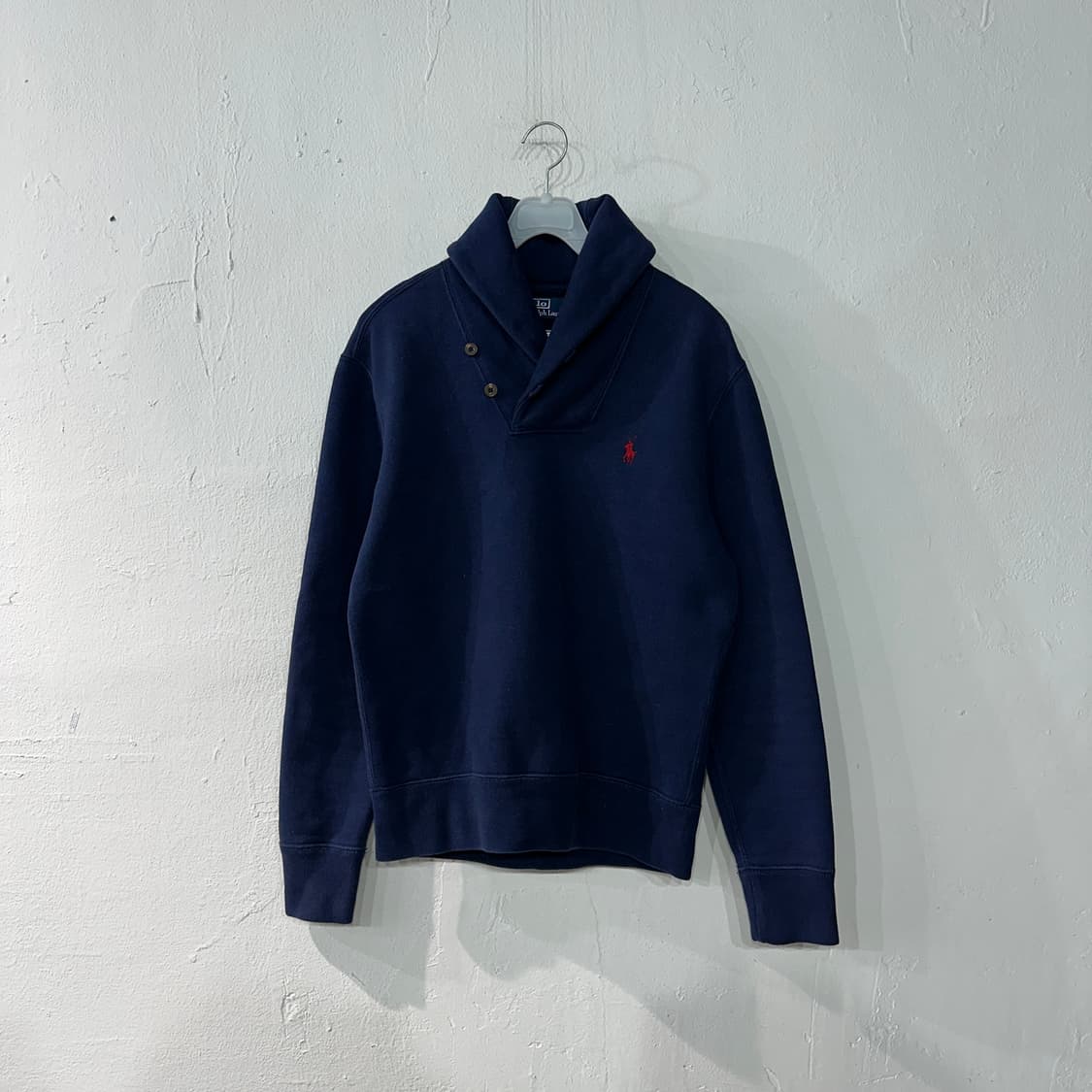 폴로랄프로렌 숄카라 코튼 니트 S 상품이미지1