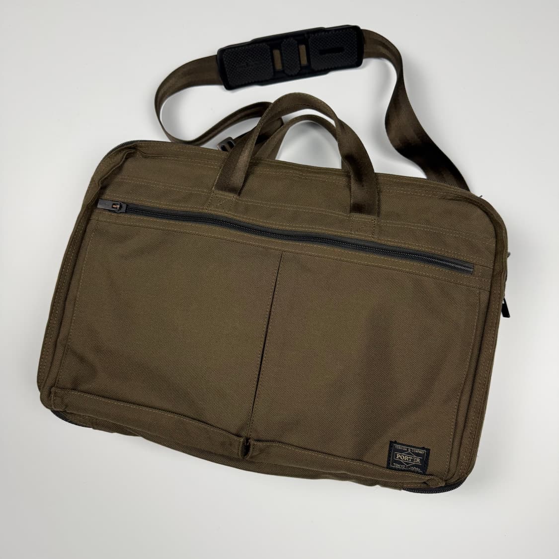 요시다포터 2way 코듀라 브리프케이스 다크올리브 상품이미지2
