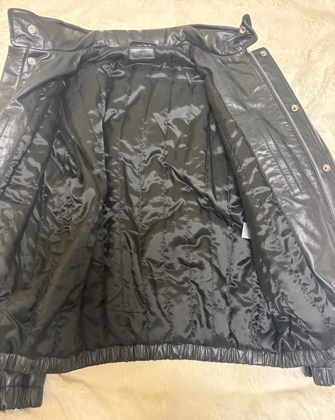 르메르 22fw 레더 블루종 자켓 블랙 / L 상품이미지6