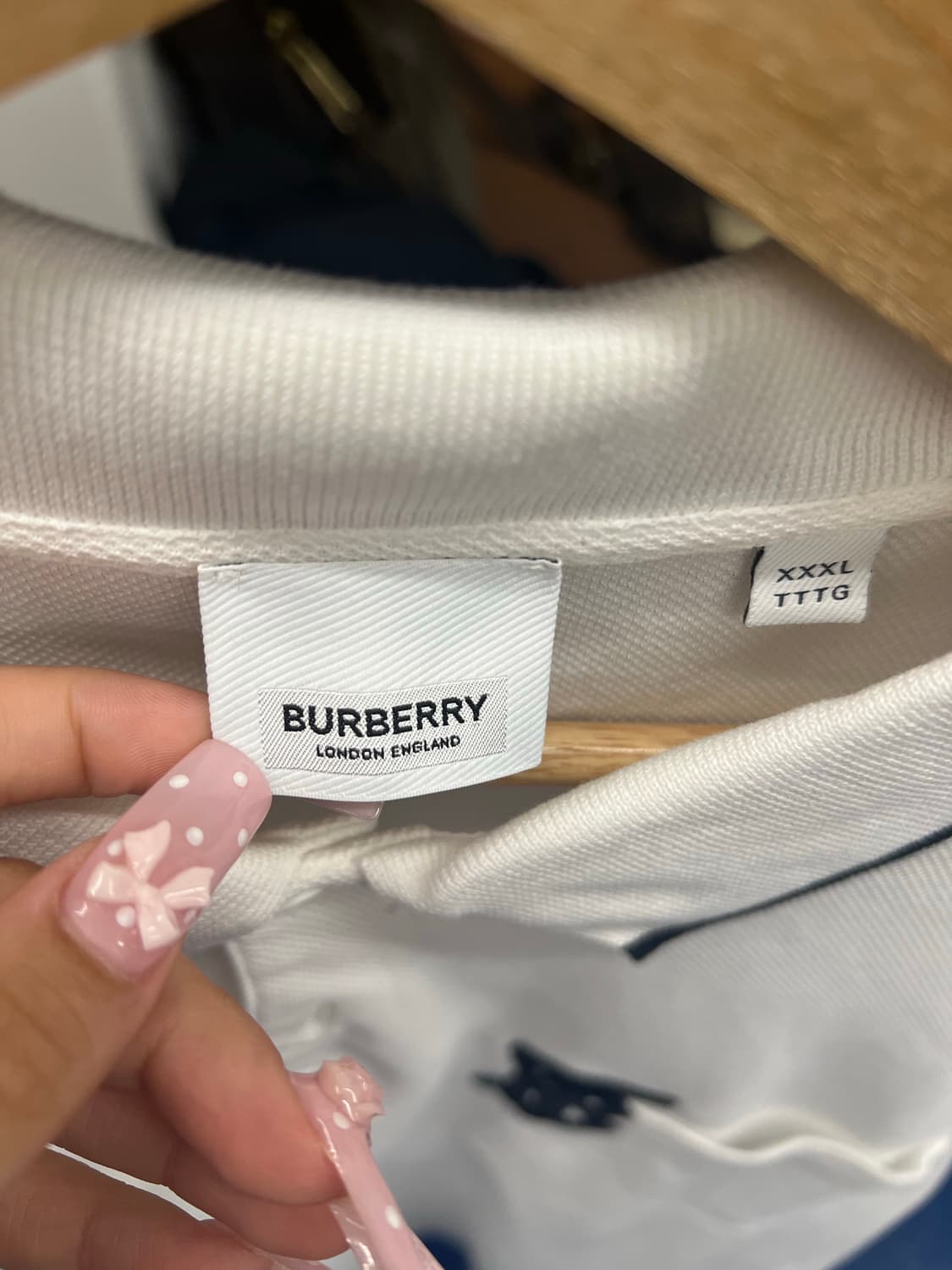 Burberry 버버리 B 반팔 카라티 상품이미지5