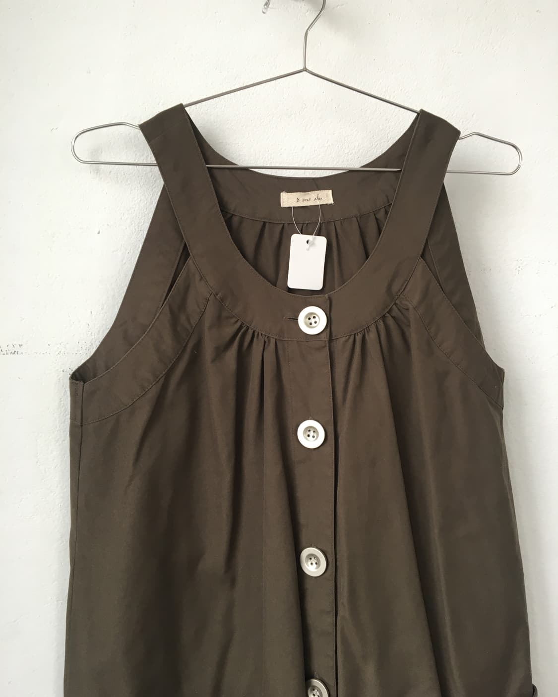 button up balloon fit onepiece 상품이미지3