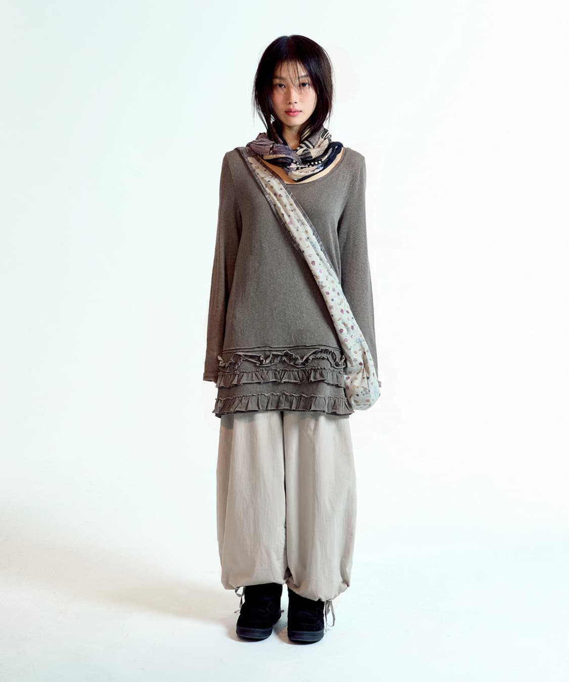 코이세이오 셔링 토비 팬츠 애쉬 핑크 상품이미지2