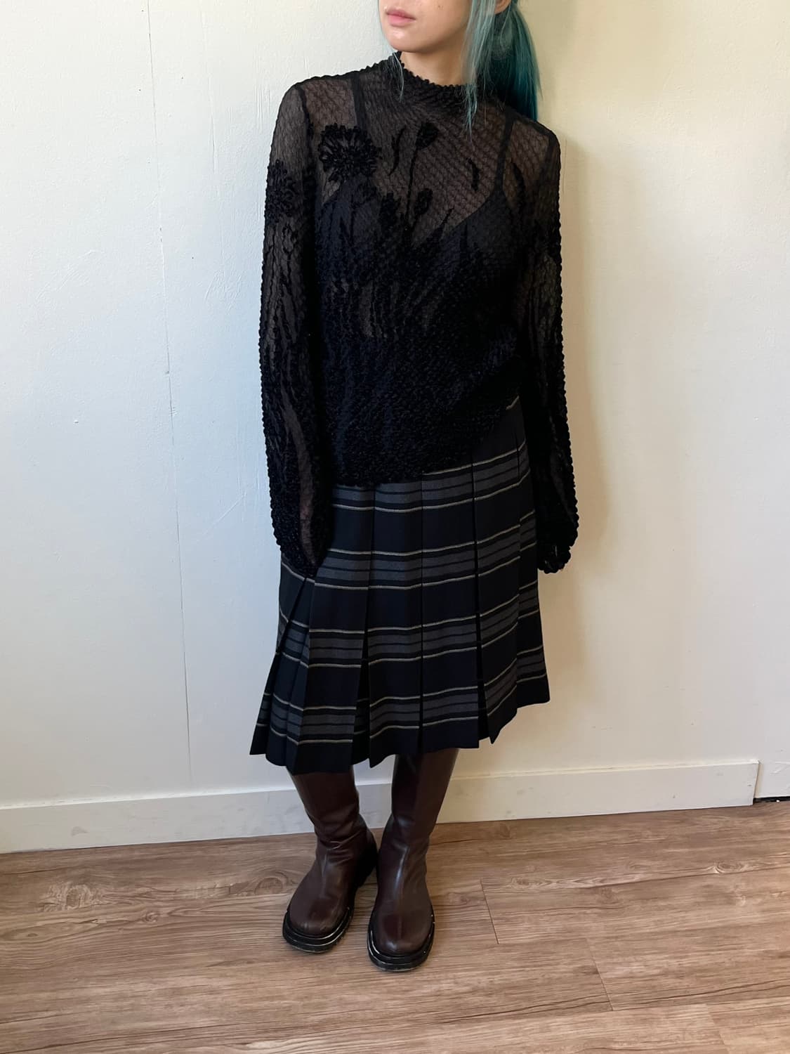 cest lavi Beau 플라워 플리츠 상품이미지5