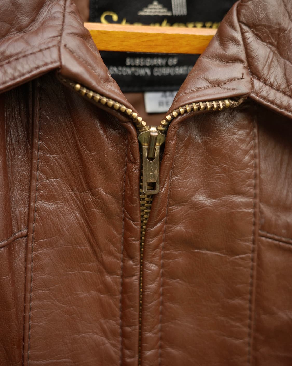 70s 빈티지 클래식 레더 코치 자켓 상품이미지3