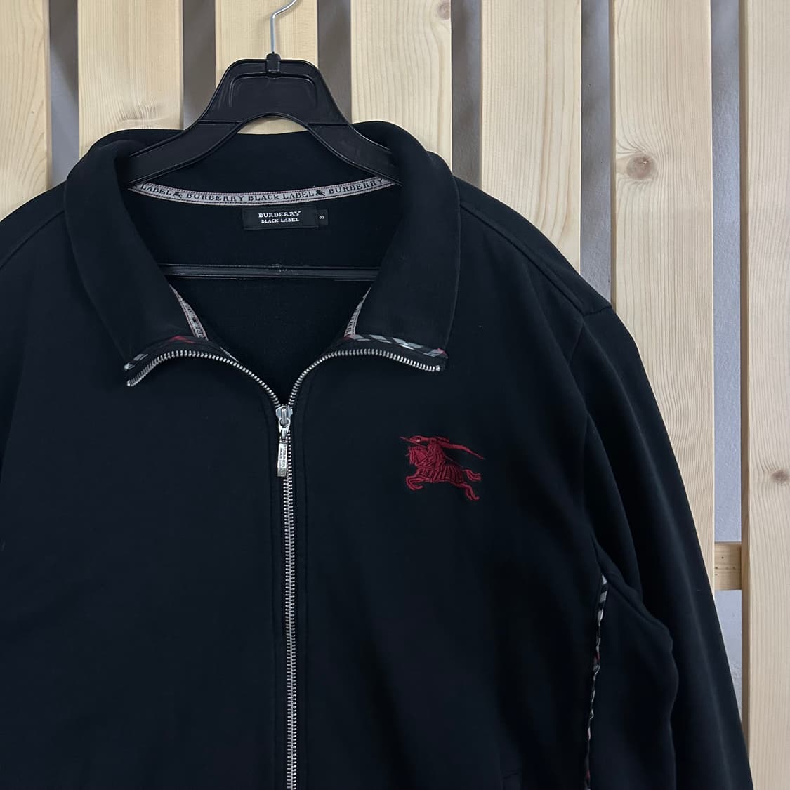 (M) 버버리 블랙라벨 코튼 트랙자켓 져지 집업 상품이미지5