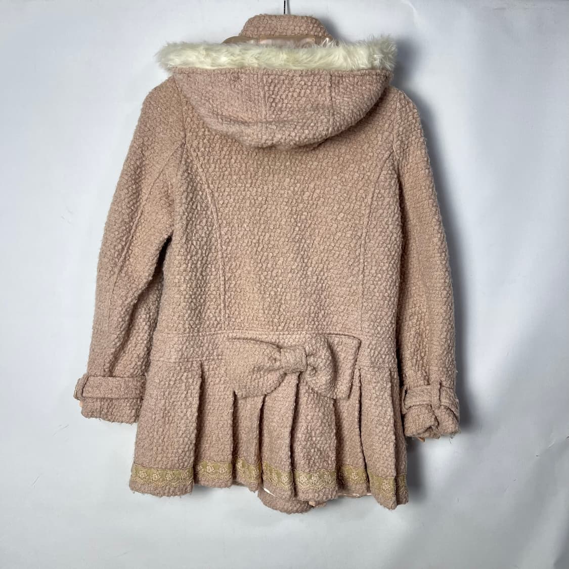 [LIZ LISA] 리즈리사 라떼갸루 히메갸루 폼폼 울 코트 상품이미지2