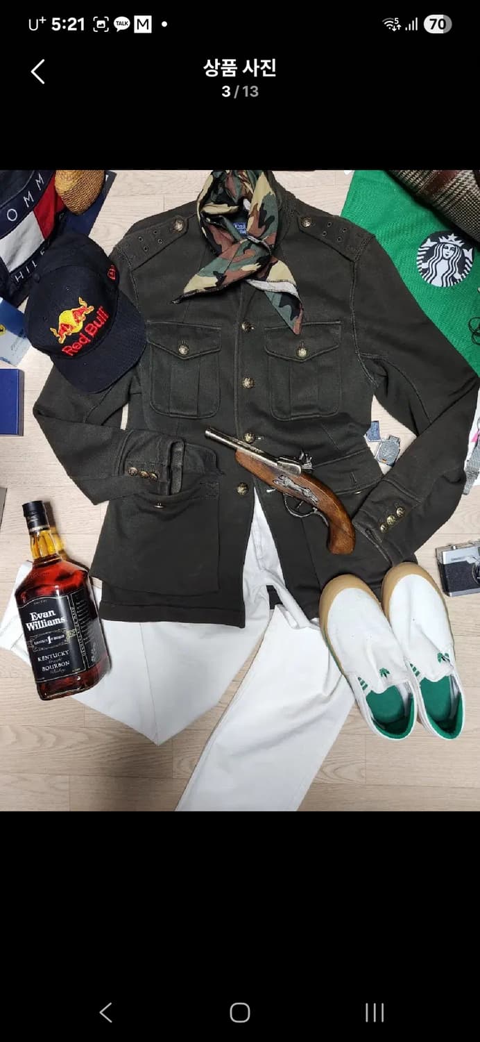 POLO RALPH LAUREN 금장 견장 헌팅 필드 초어 자켓 가디건 상품이미지4