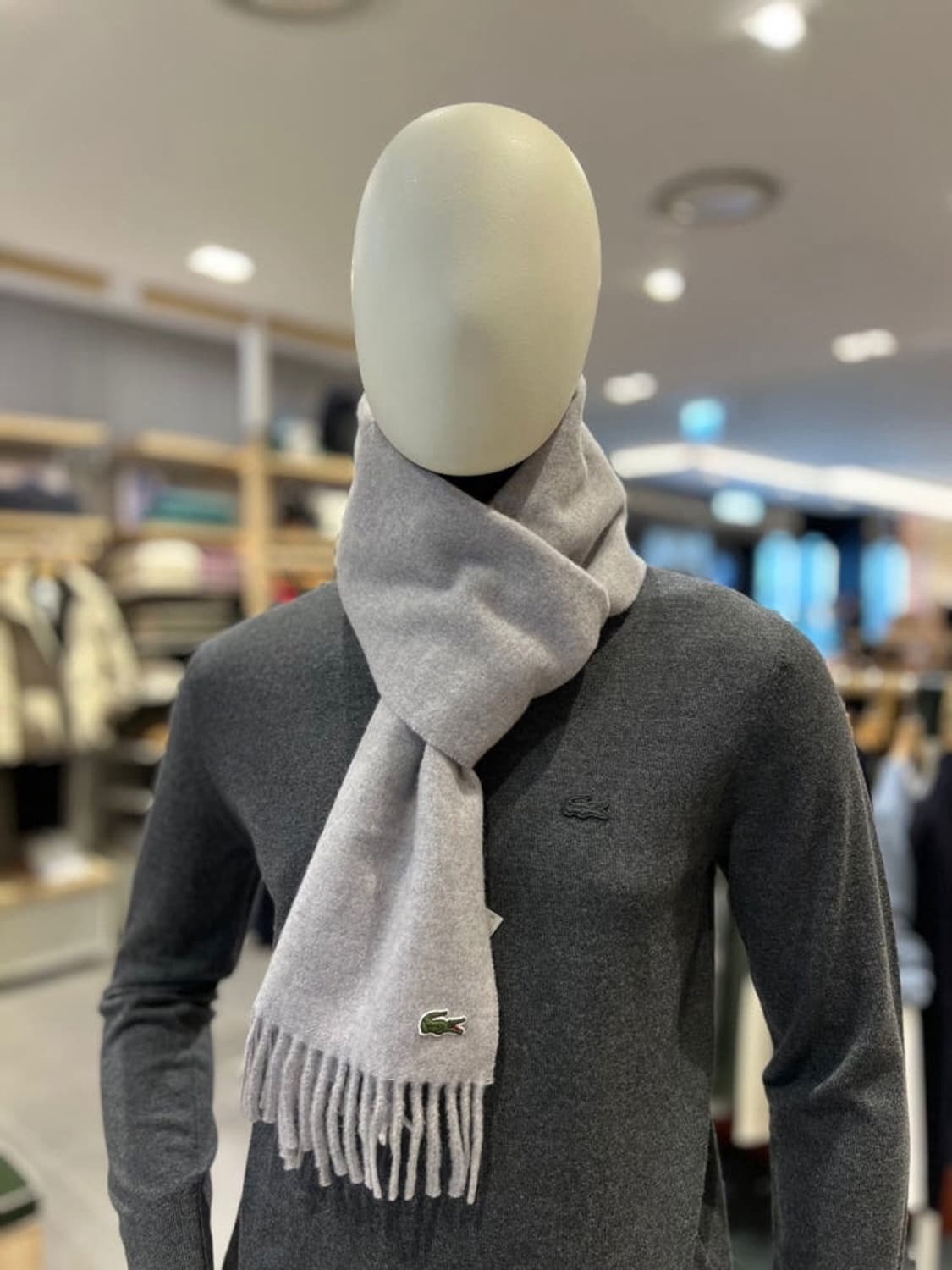 라코스테 캐시미어 머플러 상품이미지1
