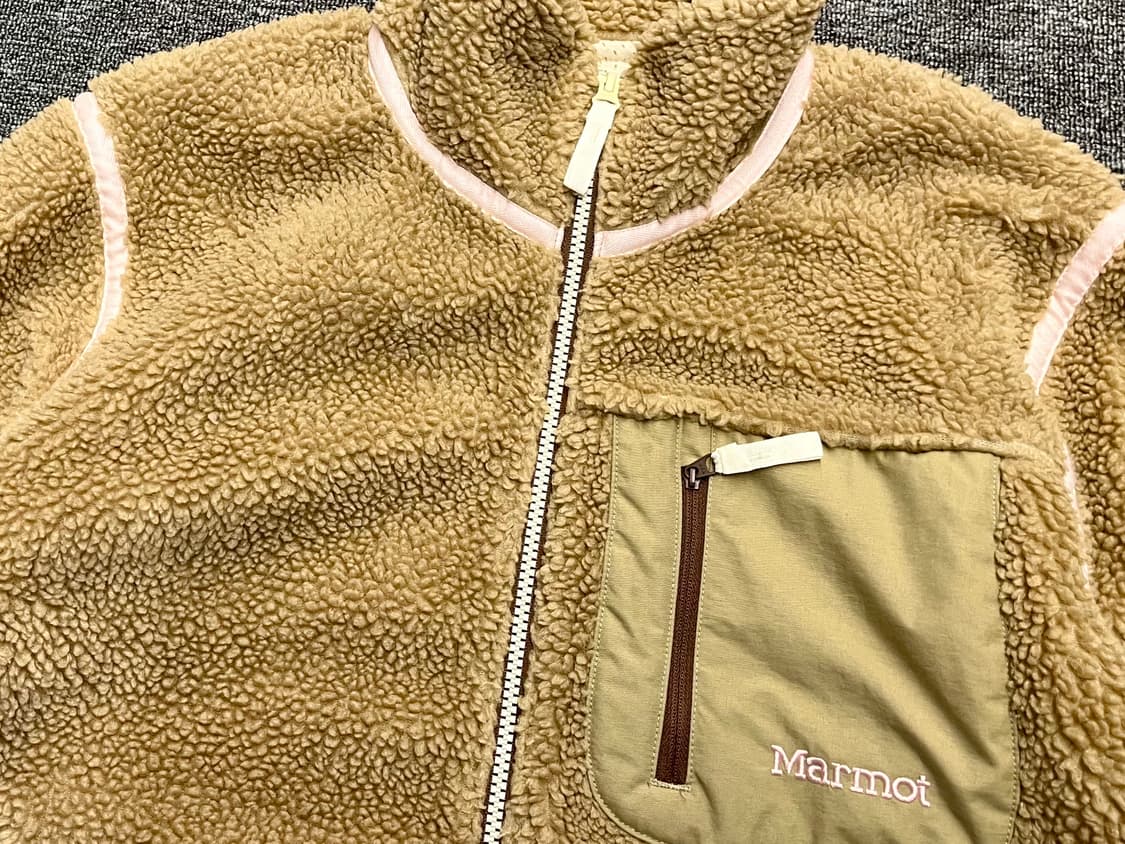 [95] 마모트 MARMOT 후리스자켓 베이지 M 상품이미지2